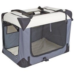 Transport box - KERBL - Journey - 81 x 58 x 58 cm - Gray / Beige