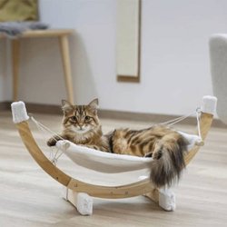 Witte Siesta hangmat voor cat
