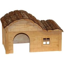 Nagetierhaus - KERBL - Natur - Geschwungenes Dach - 40 x 25 x 25 cm