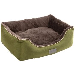 KERBL - Cestino / Cuscino - Samuel - Grigio/Grigio scuro - 60 x 50 x 1