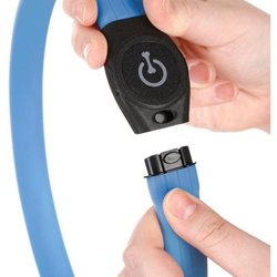 LED halsband - KERBL - Maxi Safe - 65 cm - 10 mm - Blauw