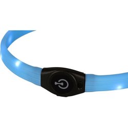 LED halsband - KERBL - Maxi Safe - 65 cm - 10 mm - Blauw