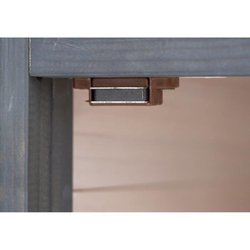 KERBL - Caja de arena para gatos - 58 x 45 x 60 cm - IDA - Blanco/azul