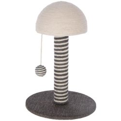 KERBL - Katzenkratzbaum - Stamm 42 cm - FUNGHI - Grau/Weiß - Sisal - S