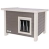 Katzenhaus - KERBL - ECO Eli - Grau / Weiß - 57 x 45 x 43 cm