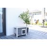 Katzenhaus - KERBL - ECO Eli - Grau / Weiß - 57 x 45 x 43 cm