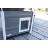 Katzenhaus - KERBL - ECO Eli - Grau / Weiß - 57 x 45 x 43 cm