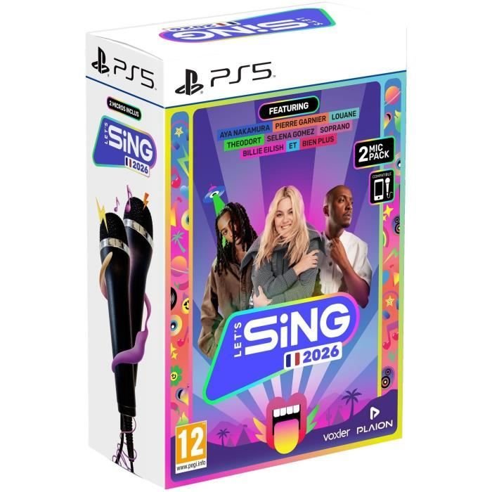 Let s Sing 2026 + 2 microfoni - Gioco PS5