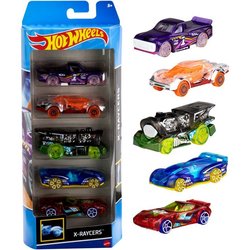 Coffret de 5 voitures Hot Wheels - Modele aléatoire - 400+ modeles - 1