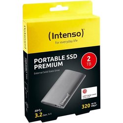 Externe SSD harde schijf - INTENSO - PREMIUM - 2 TB - Grijs