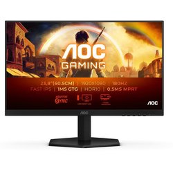 Ecran PC Gamer - AOC - 23,8   - FHD - 180Hz - Dalle Fast IPS - 0,5 ms 