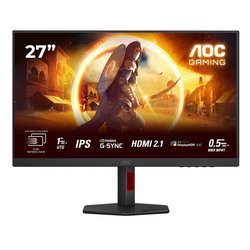 Ecran PC Gamer - AOC - 27   - 4K/FHD - 160Hz/320Hz - Dalle Fast IPS - 