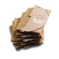 Sachet filtre papier a deux épaisseurs pour KARCHER WD2200 / A2003 / 2