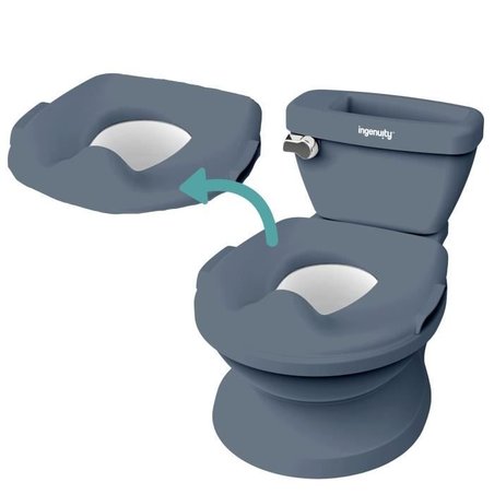 INGENUITY Mini WC per bambini con riduttore WC incluso, scarico musica