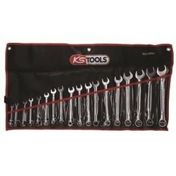 Juego de llaves combinadas métricas de 18 piezas - KS TOOLS - 922.0047