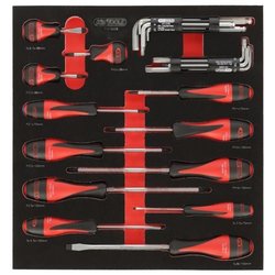 Modulo - KS TOOLS - 714.0158 - Set di utensili a 3 cassetti - Per carr