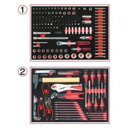 Modulo - KS TOOLS - 714.0184 - Set di utensili con 2 cassetti - Per ca