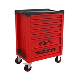 Servante - Vide - 7 tiroirs - KS Tools - 855.0007 - Rouge - Servante d