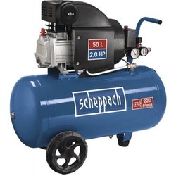 Compresseur d air horizontal Scheppach HC54 - 50L - 1500 W - 8 bars - 