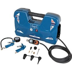 Draagbare compressor Scheppach AIR CASE - 2L- 1100 W - 8 bar (Geleverd