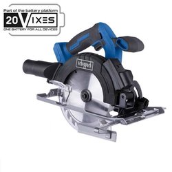 Circular saw - SCHEPPACH - 20V IXES - 165mm - max cut 53mm/90° - 4300r