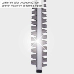Taille-haie électrique télescopique - SCHEPPACH- ETHT1000 - Capacité d