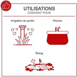 Pompa combinata per acque reflue Scheppach DWP400
