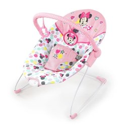 Disney Baby Bouncer Minnie Spotty Dotty mit Vibrationen und Spielbogen