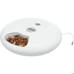 TRIXIE TX5+1 automatische voedseldispenser - 6 × 0,18L - ø 32 × 8 cm -