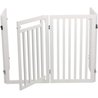 TRIXIE Barrera con puerta - 60/160 x 81 cm - Blanco - Para perros