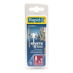 Rivetti RAPID INOX 3,2x8mm