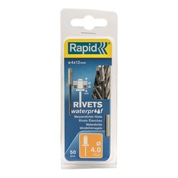 RAPID Waterdichte klinknagels 4x12 mm in aluminium