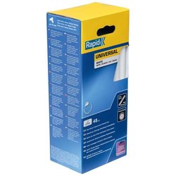 Glue - RAPID - Ø12mm - 48 sticks - White - High flow - Setting time 15