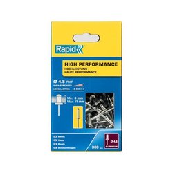 RAPID - Rivetti - 4,8 x 14 mm Alu ALU - Scatola da 300