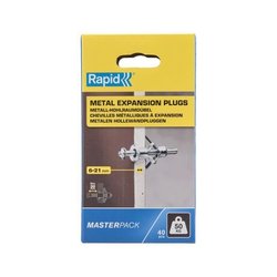 RAPID - Metall-Spreizdübel für Gipskartonplatten 621 mm | 40 Stück | 