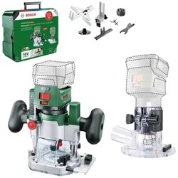 Bosch AdvancedTrimRouter 18V-8 Trimmer with Router Plunge Base, No Bat