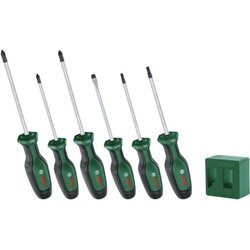 Bosch - Juego de 6 destornilladores Premium con magnetizador (6 destor