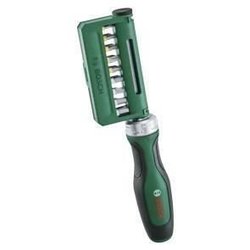 Bosch Ratschenschraubendreher-Satz, 19-tlg. (36 Zähne, Softgrip, magne