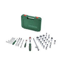 Bosch 57-tlg. Ratschensatz 1/4 + 1/2 (für diverse Heimwerkerprojekte, 