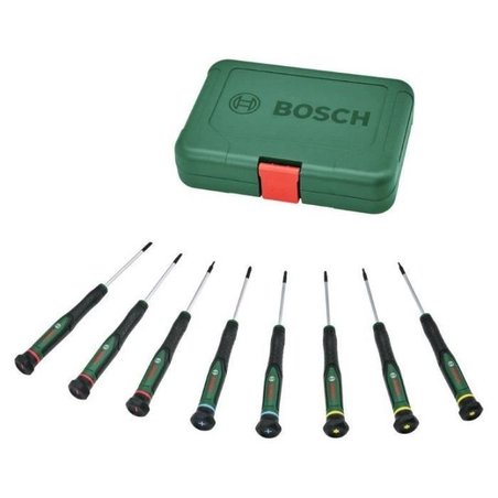 Set di cacciaviti Bosch da 8 pezzi (per fai da te/modellismo/artigiana