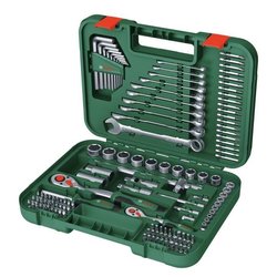 Juego de herramientas manuales Bosch Advanced de 132 piezas (para tare