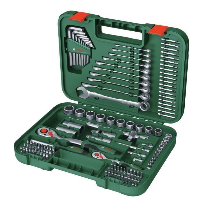 Bosch Advanced 132-delige handgereedschapset (voor zware bevestigingsk