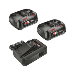 Starterset 18V - BOSCH GREEN - 2 18V 2,5 Ah accu s + lader - 1600A031T