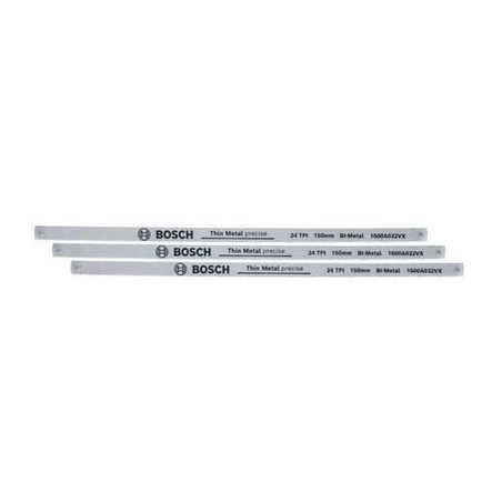 Bosch Precise 150 mm reciprocating saw blade set of 3 (durable bi-meta