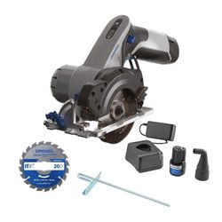Sega compatta CS12V-S1 da 12 V - 3 accessori, 1 batteria da 2 Ah + car