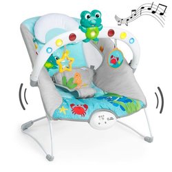 BABY EINSTEIN Sedia a sdraio Neptune - Ocean Explorers, 15 melodie, lu