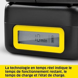 KARCHER POWER 36V/2,5 Ah accu met LCD scherm en snellader