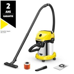 Aspirapolvere e acqua senza fili KARCHER WD 3-18 S V-17/20 - Acciaio -