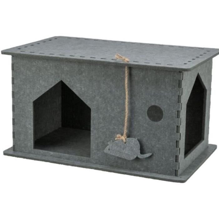 Unterschlupf - TRIXIE - Lene - Filz - 54 x 30 x 35 cm - Grau