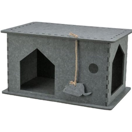 Unterschlupf - TRIXIE - Lene - Filz - 54 x 30 x 35 cm - Grau